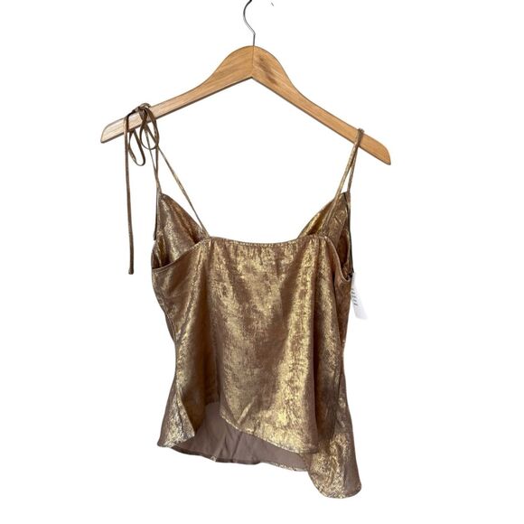 Revolve Superdown Paz Tank Top in Gold Size M - Picture 6 of 11